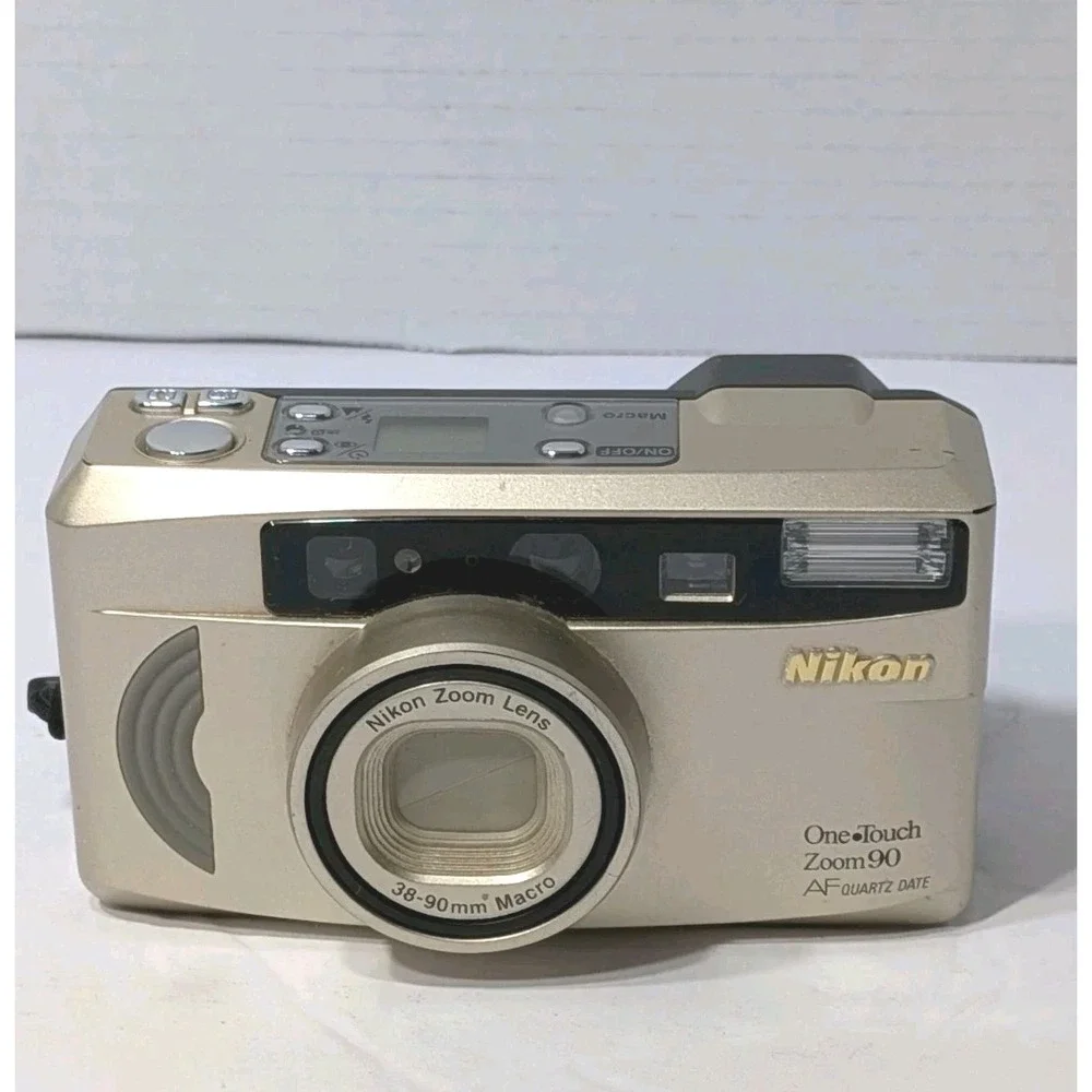 Nikon One Touch Zoom 90s AF QD Point & Shoot 35mm Film Camera - Film Tested